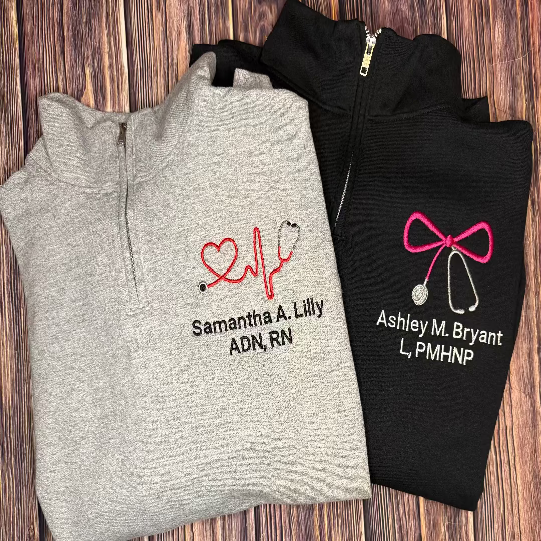 Personalized Nurse Quarter Zip
